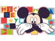 Dječje naljepnice Mickey Mouse D23501, 30x60 cm Naljepnice za djecu