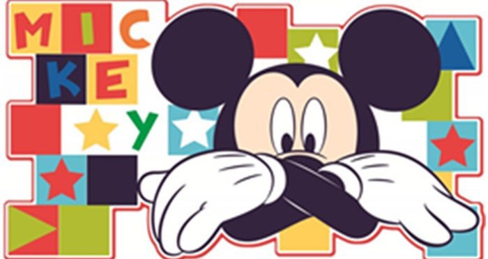 Dječje naljepnice Mickey Mouse D23501, 30x60 cm