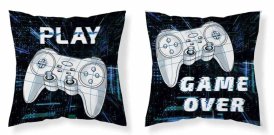 DETEXPOL Navlaka za jastučić Game Over micro Poliester, 40/40 cm