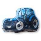 Jastučići jastučići s podstavom - DETEXPOL Oblikovani jastuk od mikropliš Traktor plavi Poliester, 34x24 cm DETEXPOL Oblikovani jastuk od mikropliš Traktor plavi Poliester, 34x24 cm