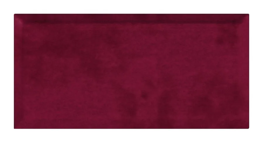 3D zidne panele - Tapecirani zidni panel Velur, bordo 60 × 30 cm Tapecirani zidni panel Velur, bordo 60 × 30 cm - 3D zidne panele