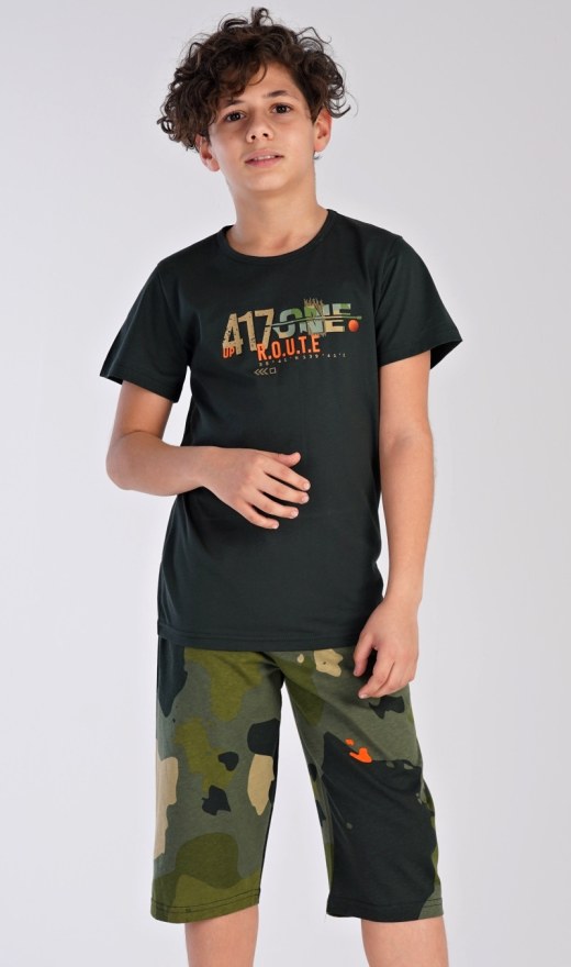 Dječja pidžama kapri Army - Dječje pidžame kapri