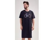 Muška noćna košulja s kratkim rukavima Bike Muškarci - Muške noćne košulje