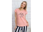Ženska kapri pidžama Hello world Ženy - Ženska pidžama - Ženske pidžame kapri