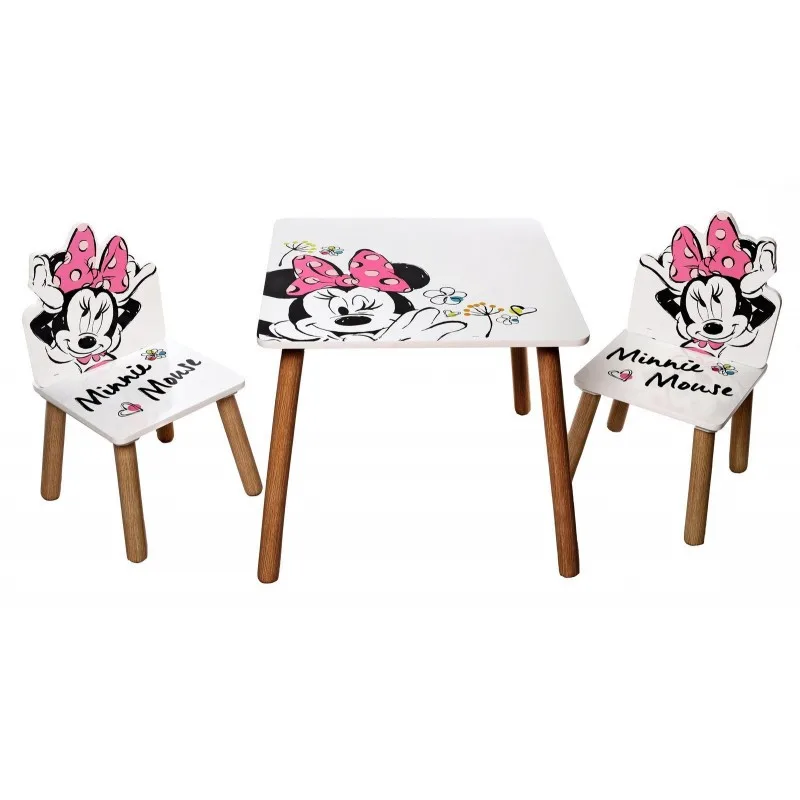 Dječje stoli i stolice - Dječji stol s stolicama Minnie Mouse Dječji stol s stolicama Minnie Mouse - Dječje stoli i stolice