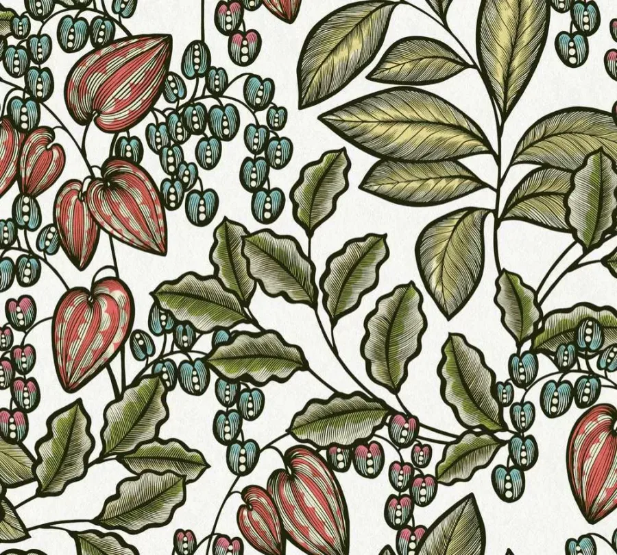 Flis zidna tapeta AP Floral Impression 37754-5 | Ljepilo gratis - AS Création