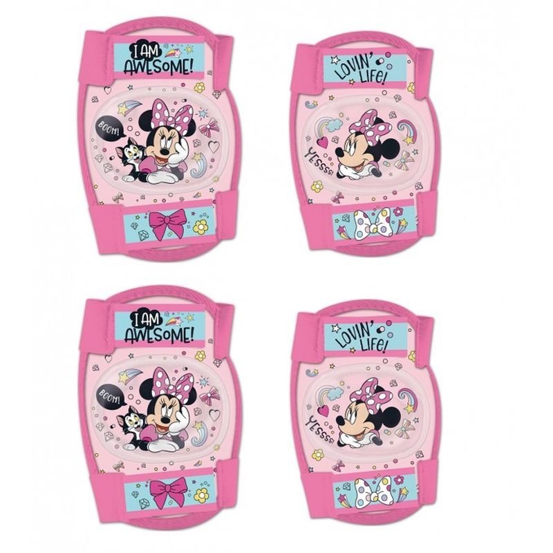 Sportska oprema - dodaci za bicikl - SEVEN Štitnici za laktove i koljena Minnie pink Polipropilen, poliester, najlon, 19 - 25 cm opseg lakta, 24 - 30 cm opseg ispruženog koljena SEVEN Štitnici za laktove i koljena Minnie pink Polipropilen, poliester, najlon, 19 - 25 cm opseg lakta, 24 - 30 cm opseg ispruženog koljena - dodaci za bicikl