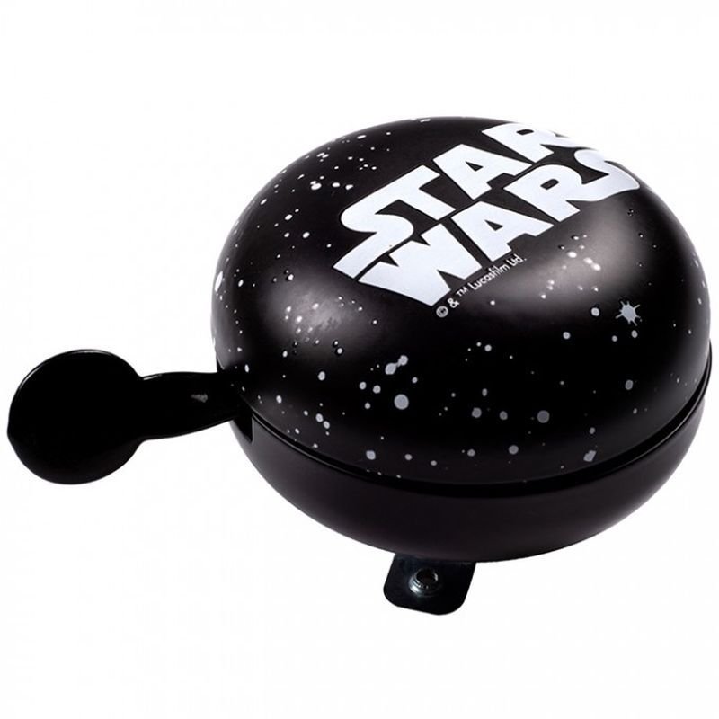 Sportska oprema - dodaci za bicikl - SEVEN Metalno retro zvono za bicikl Star Wars logo Metal, Promjer 9 cm, visina 5,5 cm SEVEN Metalno retro zvono za bicikl Star Wars logo Metal, Promjer 9 cm, visina 5,5 cm - dodaci za bicikl