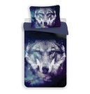 3D posteljina Blue Wolf micro 140/200, 70/90 Posteljina foto print