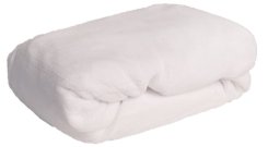 JERRY FABRICS Plahta od mikroplyša bijela Poliester, 90/200 cm Plahte - Microdream 90x200