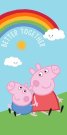 JERRY FABRICS Ručnik Peppa Pig PEP Pamuk - Frotir, 132 70/140 cm Ručnici, ponchos, ogrtači - ručnici za plažu