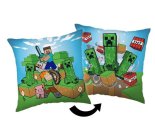 JERRY FABRICS Jastuk Minecraft Creeper rush Poliester, 40/40 cm