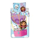 JERRY FABRICS Posteljina Gabinina čarobna kućica Balloon Pamuk, 140/200, 70/90 cm Posteljina sa licencijom