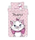 JERRY FABRICS Posteljina za dječji krevetić Mačkica Marie Merci baby Pamuk, 100/135, 40/60 cm Posteljina za dječji krevetić