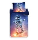 JERRY FABRICS 3D Posteljina Astronaut micro Poliester - mikrovlákno, 140/200, 70/90 cm Posteljina foto print