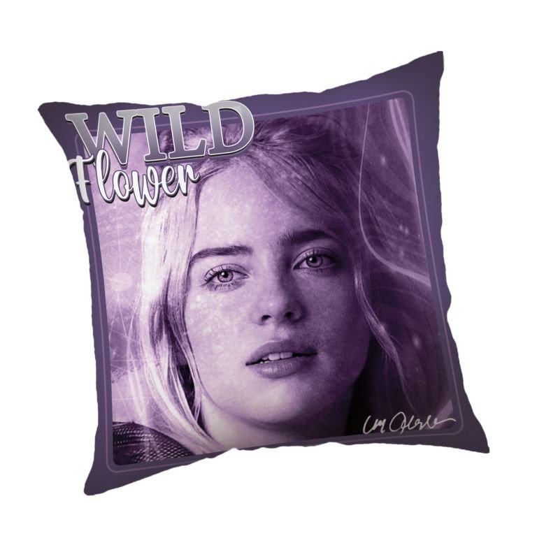 Jastučići - jastučići s podstavom - JERRY FABRICS Jastuk Billie Eilish Poliester, 40/40 cm JERRY FABRICS Jastuk Billie Eilish Poliester, 40/40 cm - jastučići s podstavom