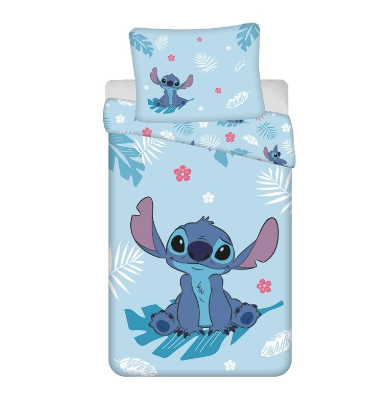 Posteljina sa licencijom - JERRY FABRICS Posteljina Lilo and Stitch Blue Pamuk, 140/200, 70/90 cm JERRY FABRICS Posteljina Lilo and Stitch Blue Pamuk, 140/200, 70/90 cm - Posteljina sa licencijom