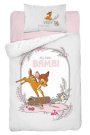 DETEXPOL Posteljina za dječji krevetić Little Bambi grey Pamuk, 100/135, 40/60 cm Posteljina za dječji krevetić