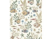 Grandeco - Dječja flis tapeta za zid, podvodni svijet, LD3320 | Ljepilo besplatno Dječja flis tapeta za zid, podvodni svijet, LD3320 | Ljepilo besplatno