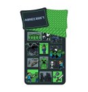 JERRY FABRICS Posteljina Minecraft Survival Mode Pamuk, 140/200, 70/90 cm Posteljina sa licencijom