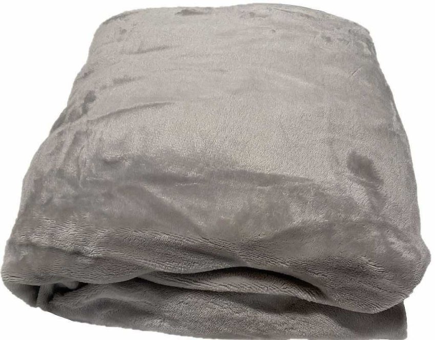 JERRY FABRICS Plahta od mikroplyša svijetlosiva Poliester, 180/200 cm - Microdream 180x200