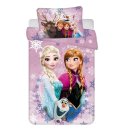 JERRY FABRICS Posteljina Frozen Purple 05 Pamuk, 140/200, 70/90 cm Posteljina sa licencijom