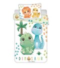 JERRY FABRICS Posteljina za dječji krevetić Dino 02 baby Pamuk, 100/135, 40/60 cm Posteljina za dječji krevetić