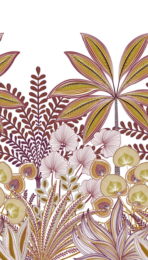 Grandeco - Flis fototapeta za zid, listovi, A67701 | Ljepilo gratis Flis fototapeta za zid, listovi, A67701 | Ljepilo gratis - Grandeco