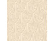 Zambaiti Parati - Luksuzna geometrijska flis tapeta za zid | bež | Art deco | Z30314 | Ljepilo besplatno Luksuzna geometrijska flis tapeta za zid | bež | Art deco | Z30314 | Ljepilo besplatno