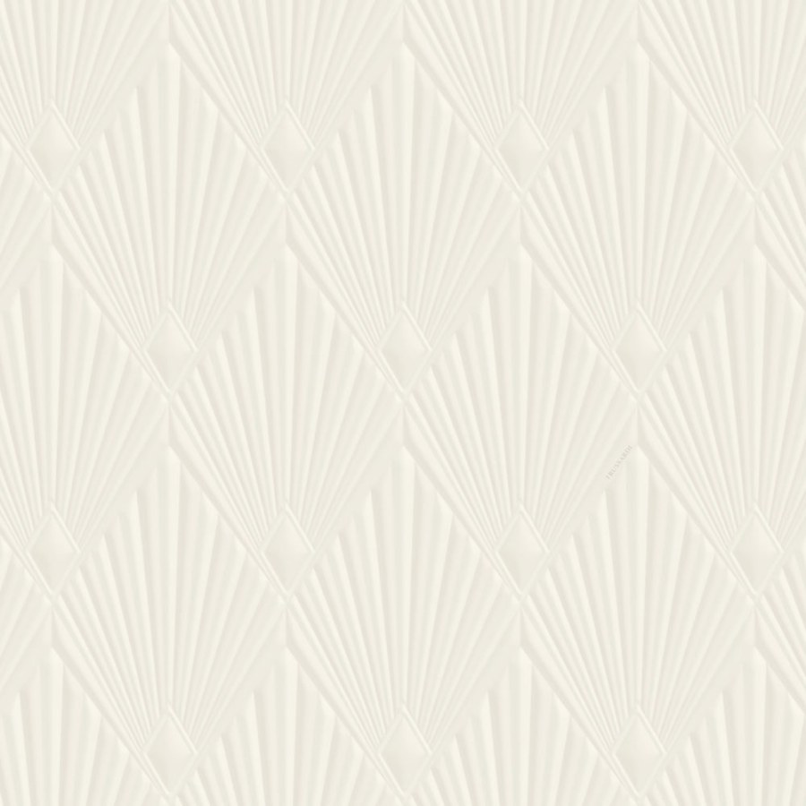 Zambaiti Parati - Luksuzna geometrijska flis tapeta za zid | krem | Art deco | Z30320 | Ljepilo besplatno Luksuzna geometrijska flis tapeta za zid | krem | Art deco | Z30320 | Ljepilo besplatno - Zambaiti Parati