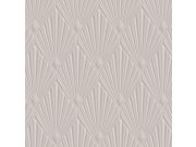 Zambaiti Parati - Luksuzna geometrijska flis tapeta za zid | siva | Art deco | Z30317 | Ljepilo besplatno Luksuzna geometrijska flis tapeta za zid | siva | Art deco | Z30317 | Ljepilo besplatno
