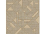 Zambaiti Parati - Luksuzna sivo-smeđa geometrijska flis tapeta za zid | Z18946 | Ljepilo besplatno Luksuzna sivo-smeđa geometrijska flis tapeta za zid | Z18946 | Ljepilo besplatno