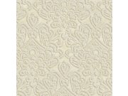 Luksuzna bež dvoranska flis tapeta za zid | Z18930 | Ljepilo besplatno