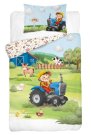 DETEXPOL Bambusova posteljina za dječji krevetić 3D Farma plava Pamuk, Bambus, 100/135, 40/60 cm Posteljina za dječji krevetić