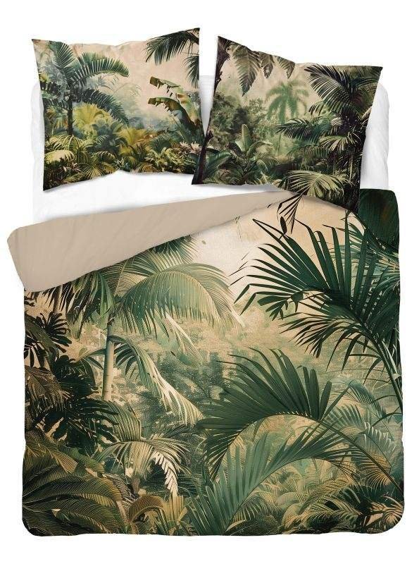 Posteljina foto print - DETEXPOL Francuska posteljina 3D Džungla micro Poliester - mikrovlakno, 220/200, 2x70/80 cm DETEXPOL Francuska posteljina 3D Džungla micro Poliester - mikrovlakno, 220/200, 2x70/80 cm - Posteljina foto print