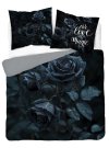 DETEXPOL Francuska posteljina 3D Crne ruže micro Poliester - mikrovlákno, 220/200, 2x70/80 cm Posteljina foto print