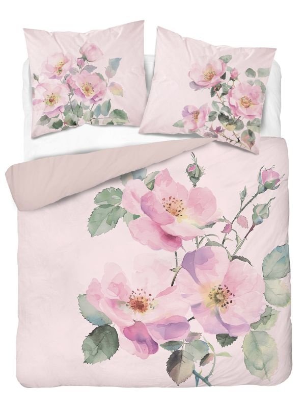 Posteljina foto print - DETEXPOL Francuska posteljina 3D Divlje ruže micro Poliester - mikrovlákno, 220/200, 2x70/80 cm DETEXPOL Francuska posteljina 3D Divlje ruže micro Poliester - mikrovlákno, 220/200, 2x70/80 cm - Posteljina foto print