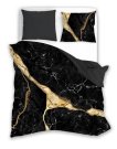 FARO Posteljina pamučni saten Mineral Black Pamuk - Saten, 140/200, 70/90 cm Posteljina klasičan uzorak