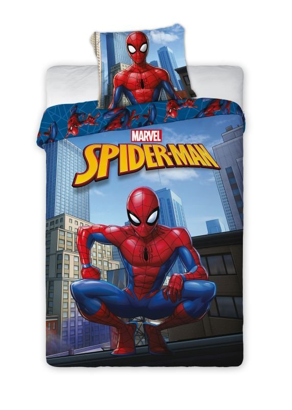 FARO Posteljina Spiderman krov Pamuk, 140/200, 70/90 cm - Posteljina sa licencijom