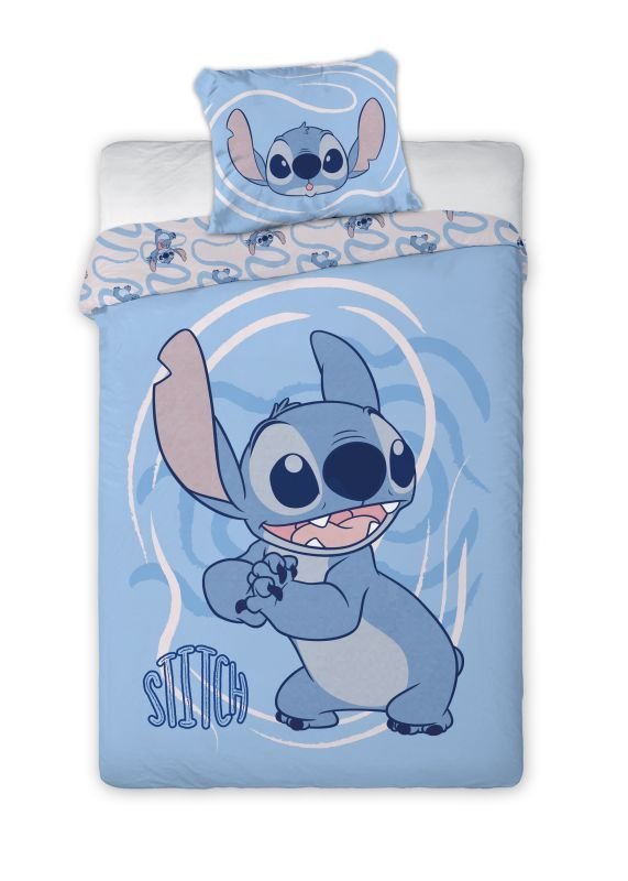 FARO Posteljina Lilo and Stitch plava Pamuk, 140/200, 70/90 cm - Posteljina sa licencijom