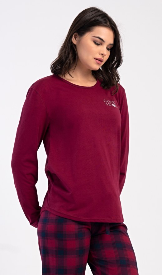 Duga ženska pidžama Emma - Ženske pidžame s dugim rukavima