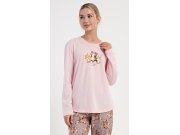 Duga ženska pidžama Olivia Žene - Ženska pidžama - Ženske pidžame s dugim rukavima