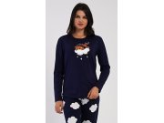 Dugačka ženska pidžama Medo na oblaku Žene - Ženska pidžama - Ženske pidžame s dugim rukavima