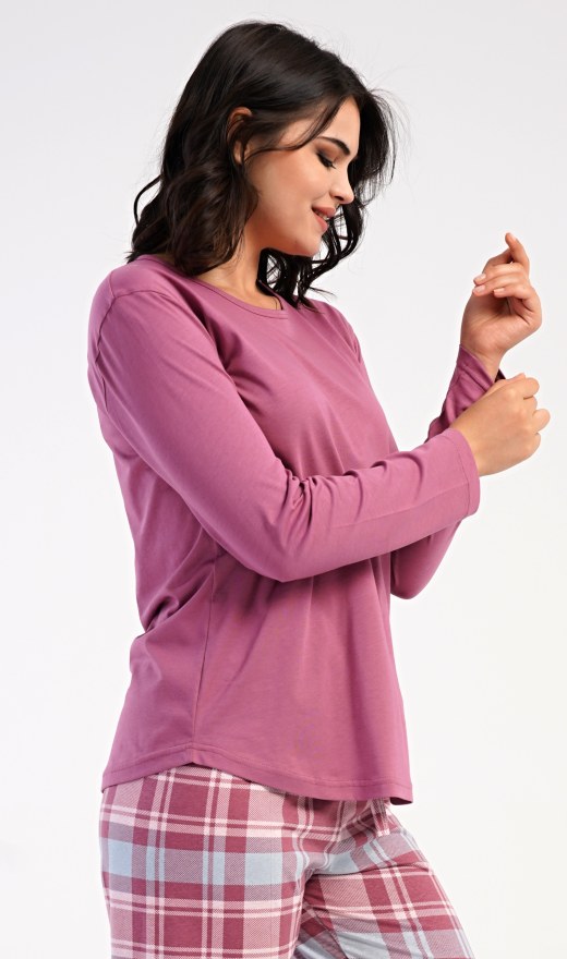 Žene - Ženska pidžama - Ženske pidžame s dugim rukavima - Duga ženska pidžama Dominica Duga ženska pidžama Dominica - Ženske pidžame s dugim rukavima