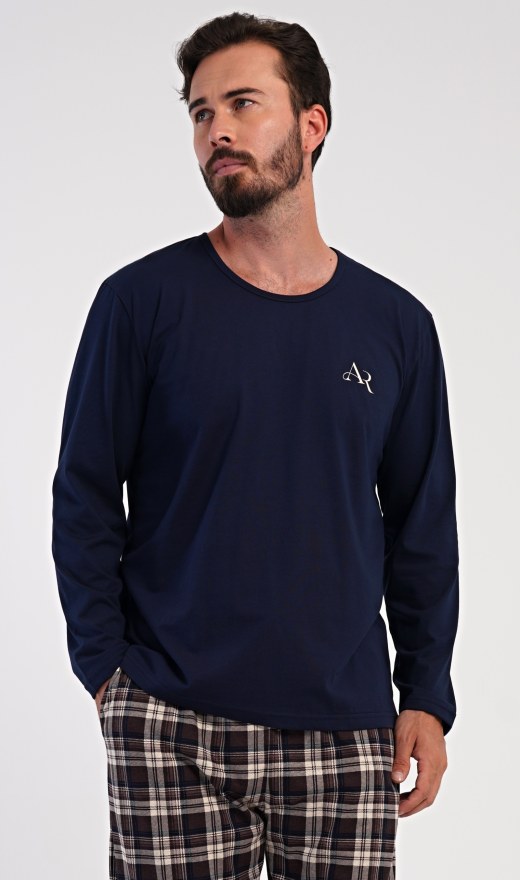 Muškarci - Muške pidžame - Muške pidžame s dugim rukavima - Muška duga pidžama Armando Muška duga pidžama Armando - Muške pidžame s dugim rukavima