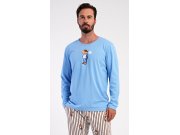 Muška duga pidžama Bear Muškarci - Muške pidžame - Muške pidžame s dugim rukavima