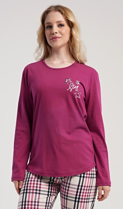 Žene - Ženska pidžama - Ženske pidžame s dugim rukavima - Ženska duga pidžama Andrea Ženska duga pidžama Andrea - Ženske pidžame s dugim rukavima