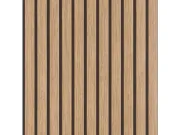 Samoljepljiva tapeta za zid smeđe lamele, 0,53 × 6,00 m Za zid