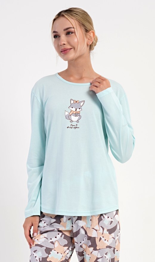 Ženska duga pidžama Jazavac - Ženske pidžame s dugim rukavima