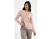 Ženska duga pidžama Sob Žene - Ženska pidžama - Ženske pidžame s dugim rukavima